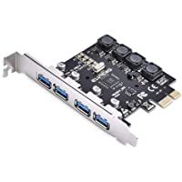 Los mejores  - ELUTENG PCIE - Tarjeta de expansión USB 3.0- 4 Puertos PCI Expree a USB de Gran Velocidad 5Gbps PCI-e USB3- Adaptador de…